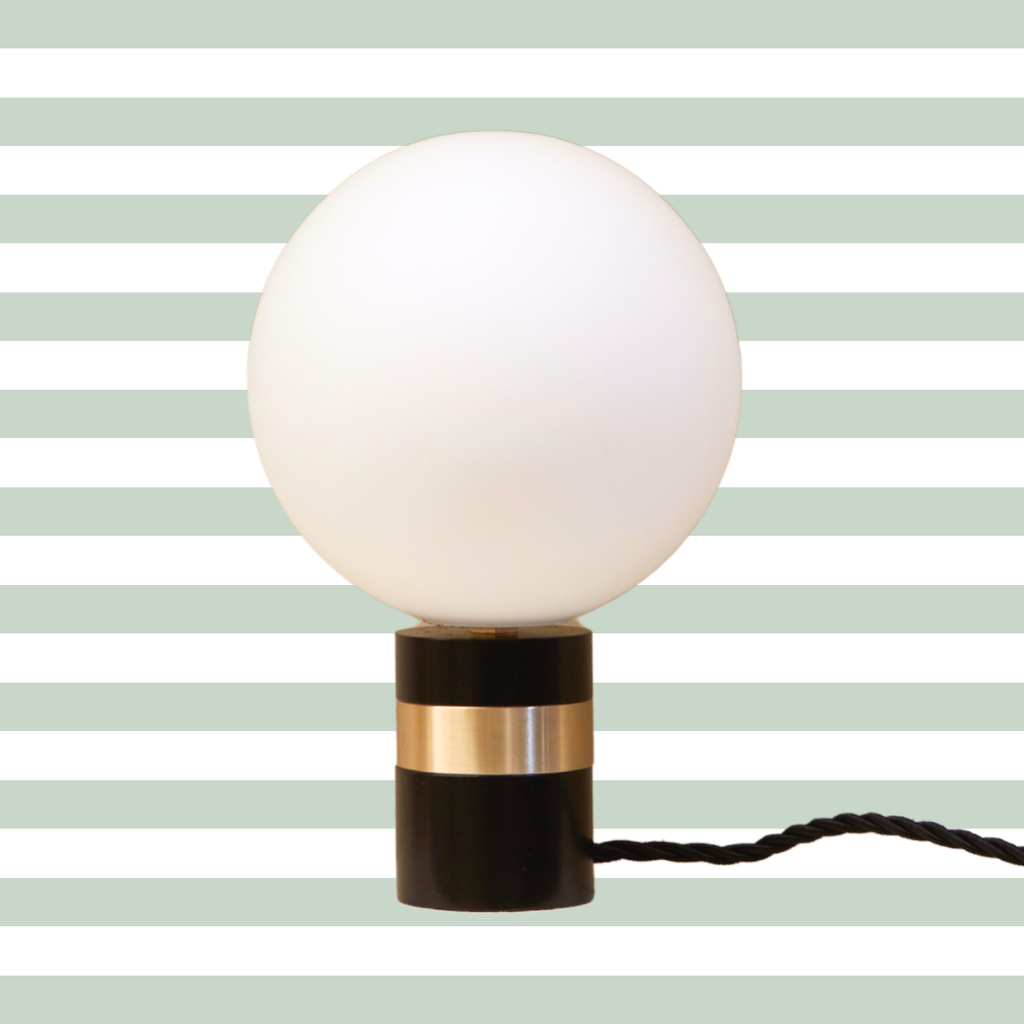 Lampe Moon Mini / Noir & Or