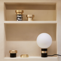 Lampe Moon Mini / Noir & Or
