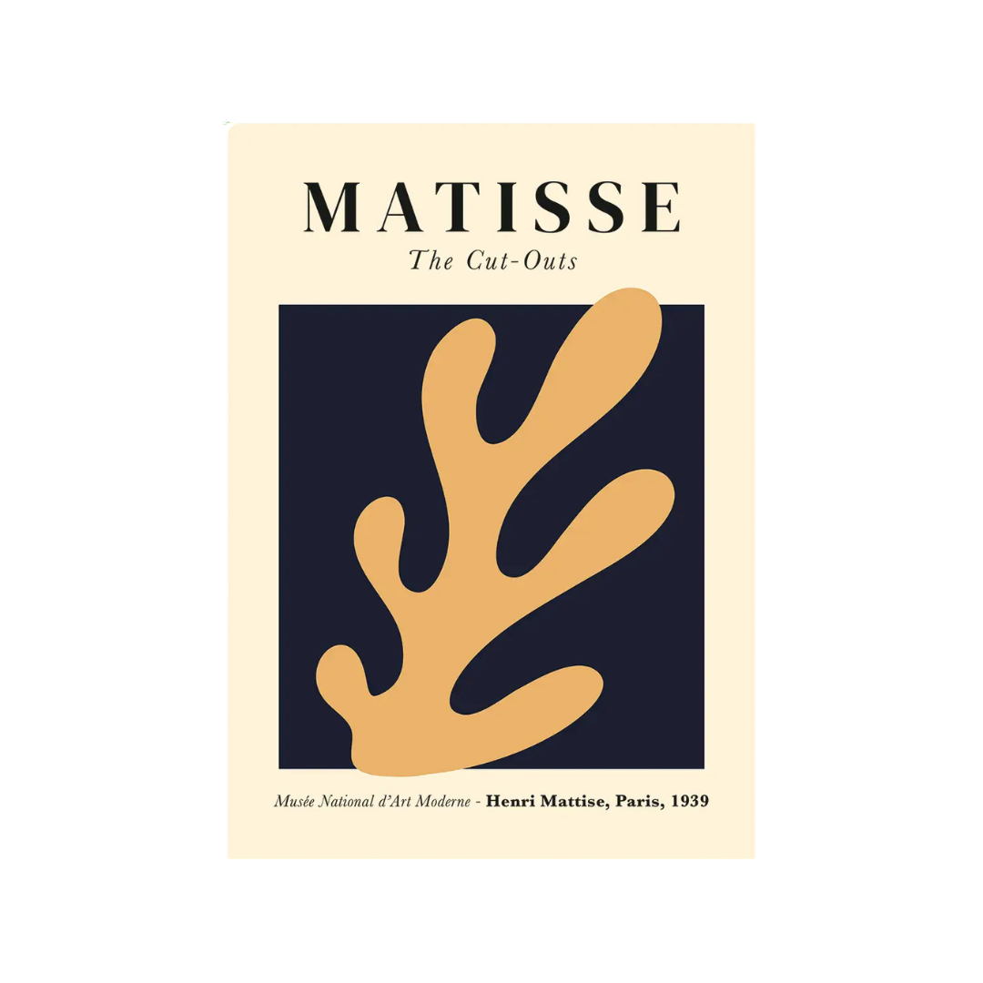Affiche Henri Matisse - Algue jaune