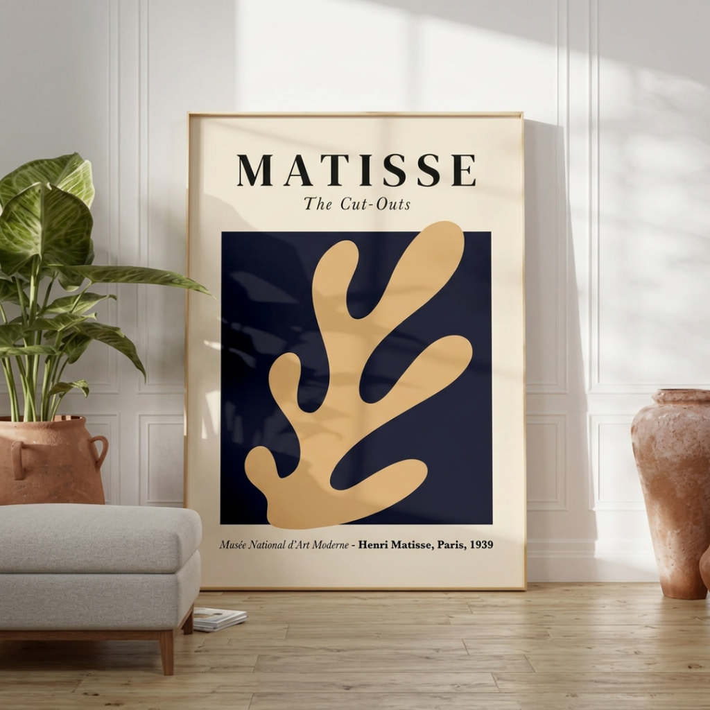 Affiche Henri Matisse - Algue jaune