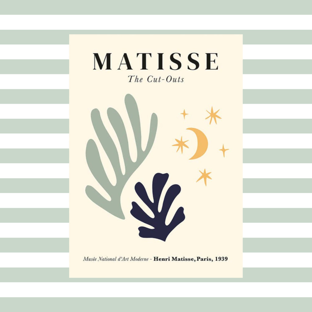 Affiche Henri Matisse - Algues et étoiles