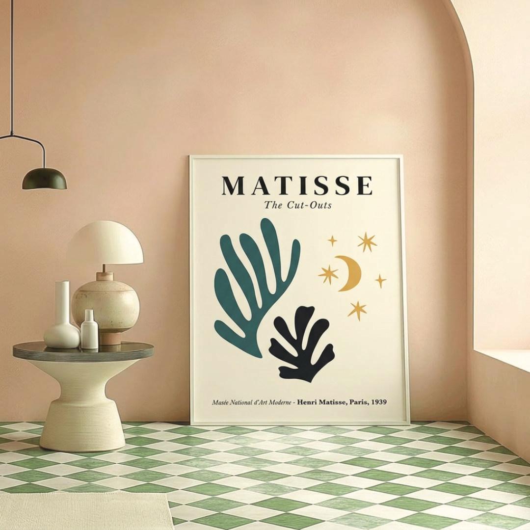 Affiche Henri Matisse - Algues et étoiles