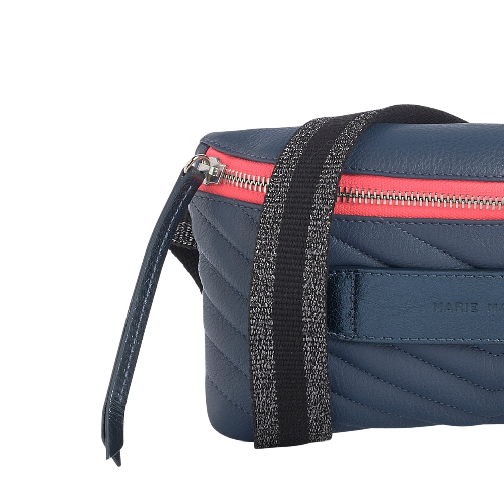 Sac Banane Coachella / Bleu Nuit & Zip Corail