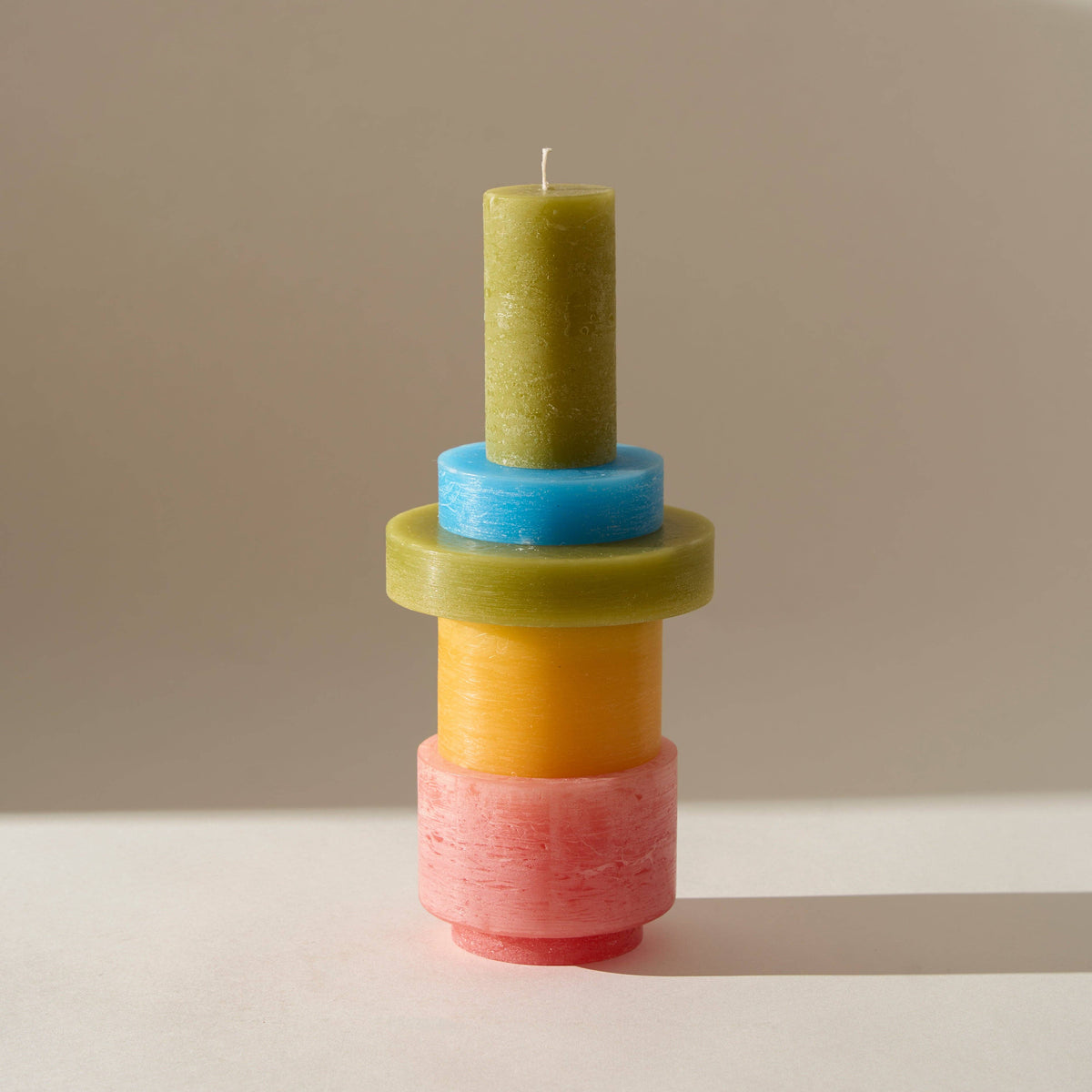 Candle Stack 03 - Rose et jaune