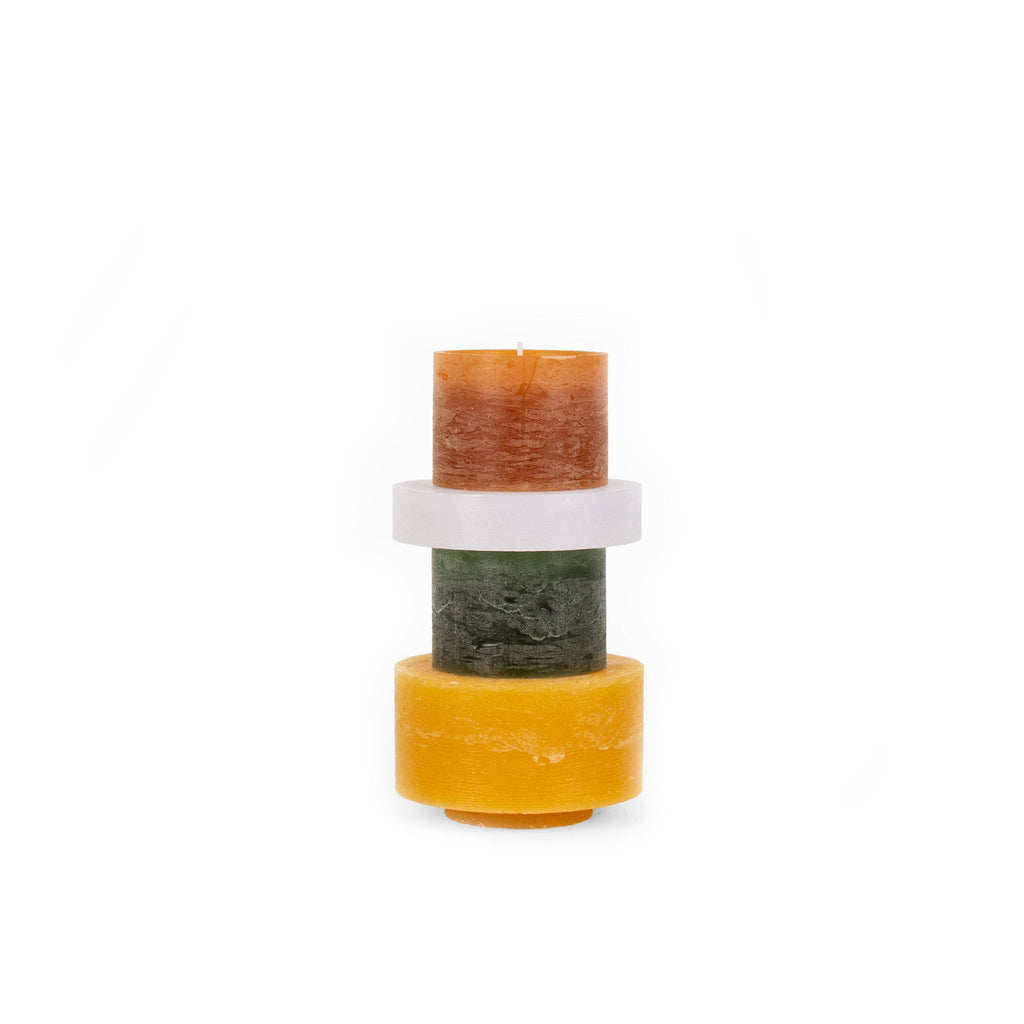Candle Stack 04 - Vert et jaune