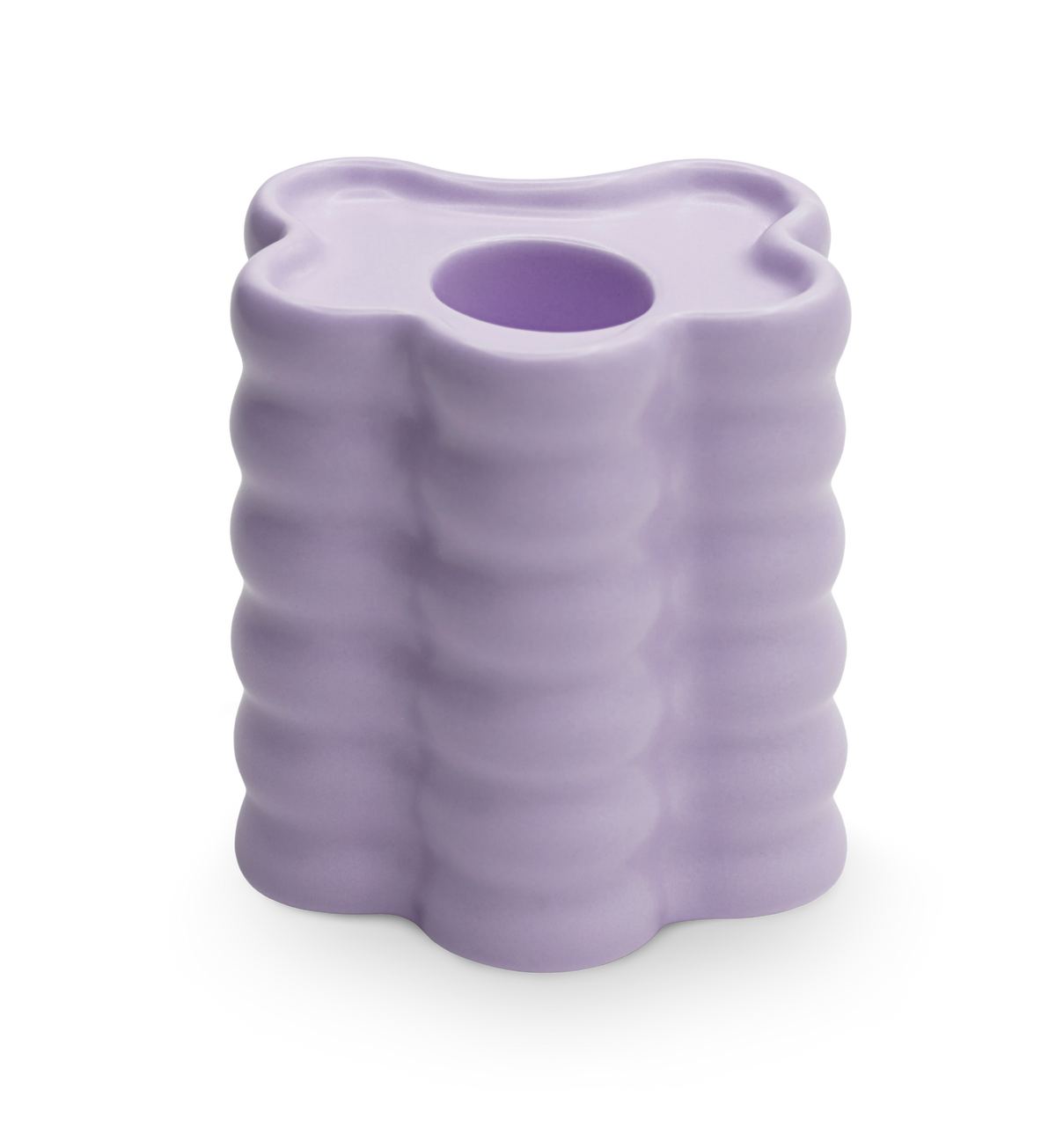 Bougeoir Flora Grand – Lilas