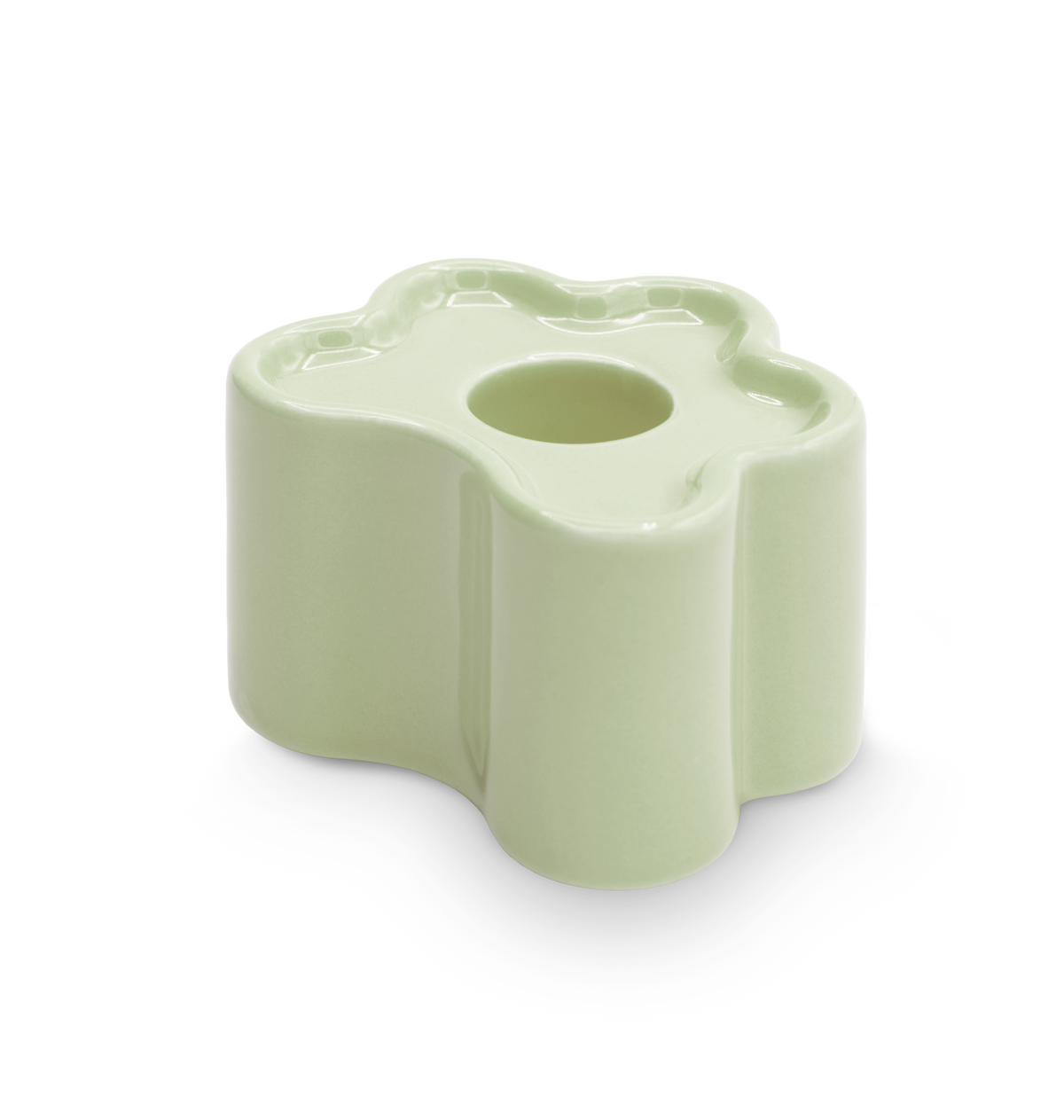 Bougeoir Flora Petit - Menthe