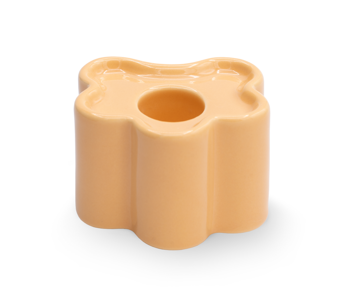 Bougeoir Flora Petit - Orange