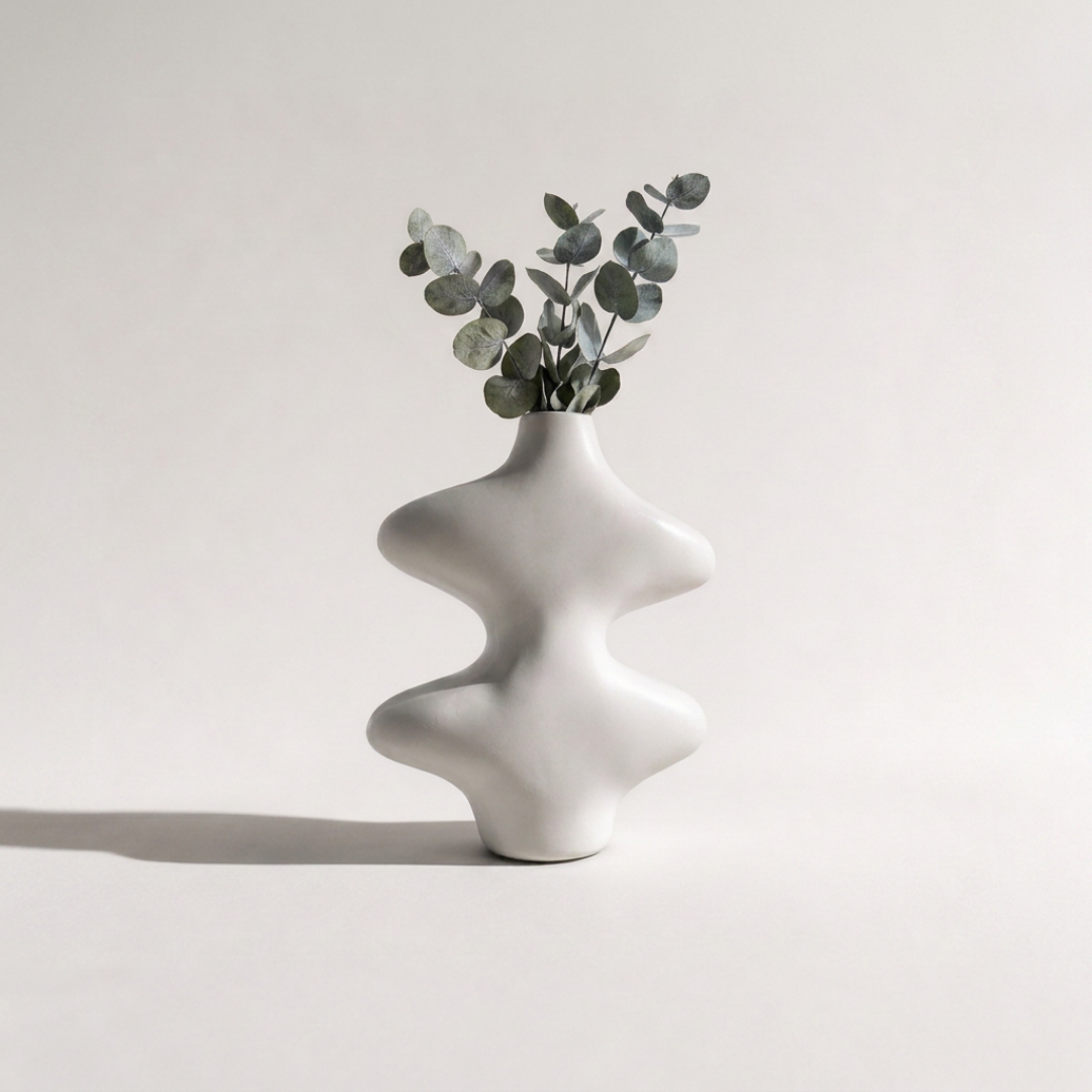 Vase Wave en Tadelakt