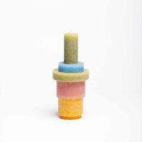 Candle Stack 03 - Rose et jaune