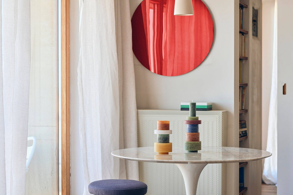 Candle Stack 04 - Vert et jaune