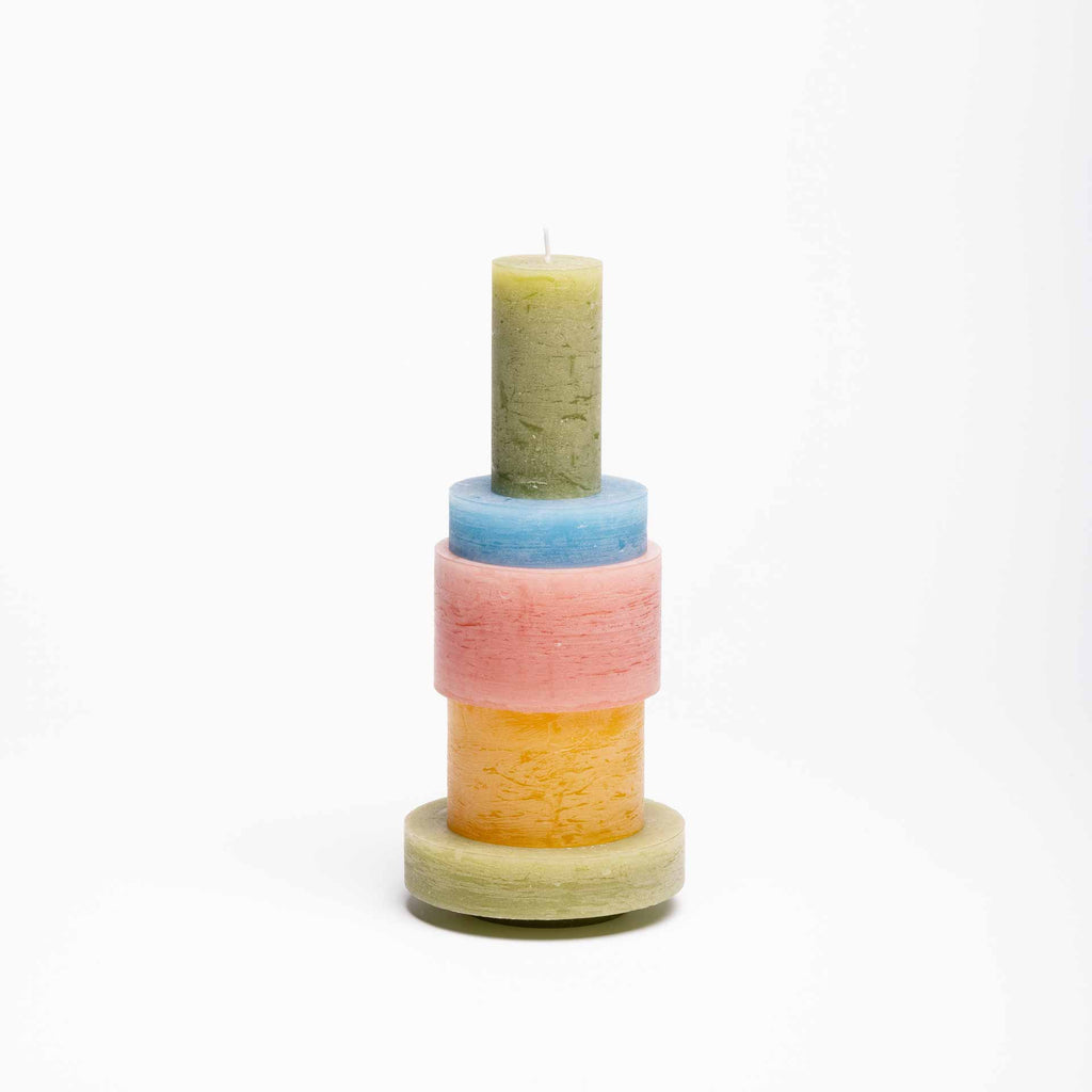Candle Stack 03 - Rose et jaune